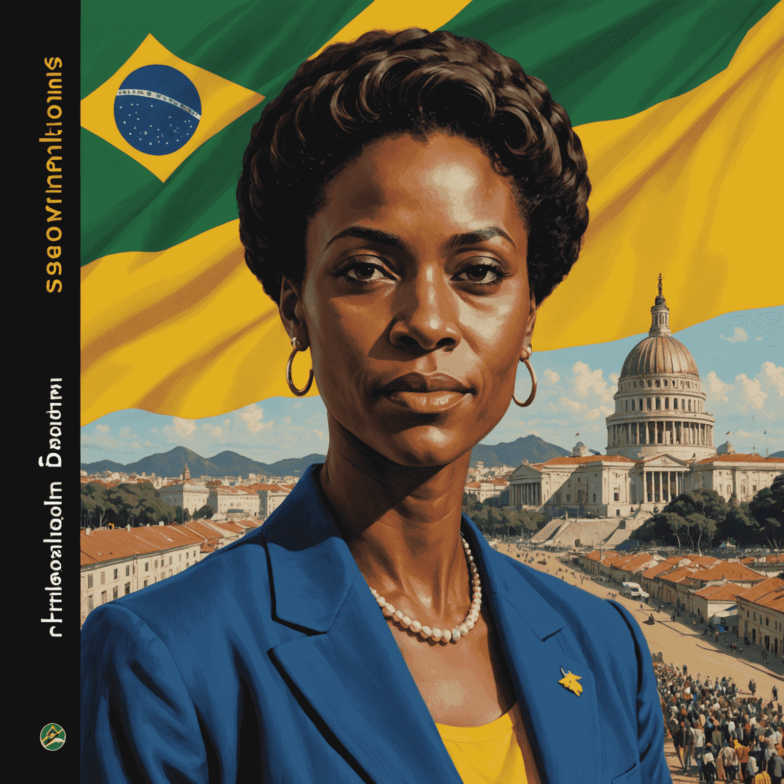 Capa do livro autobiográfico de Simone Tebet, mostrando a autora em um retrato profissional, vestida formalmente contra um fundo que sugere o Congresso Nacional brasileiro